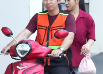 D0801100 ญหล นท สาวโรงงานก บหน มว นมอเตอร ไซค part2